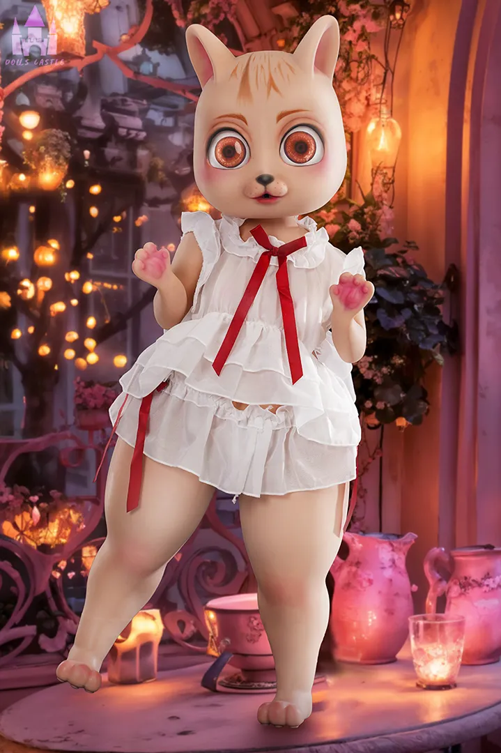 90cm (2ft11) A-Cup Petite Silicone Sex Doll Bearrie, Head